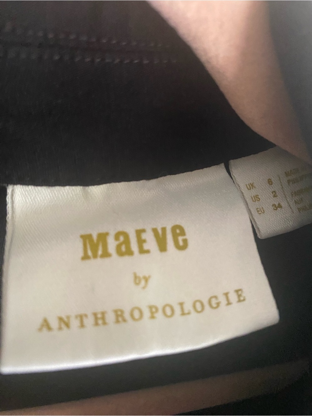 Anthropologie Maeve Colette Black Short-Sleeve Tie-Waist Wide-Leg Jumpsuit - Picture 5 of 10